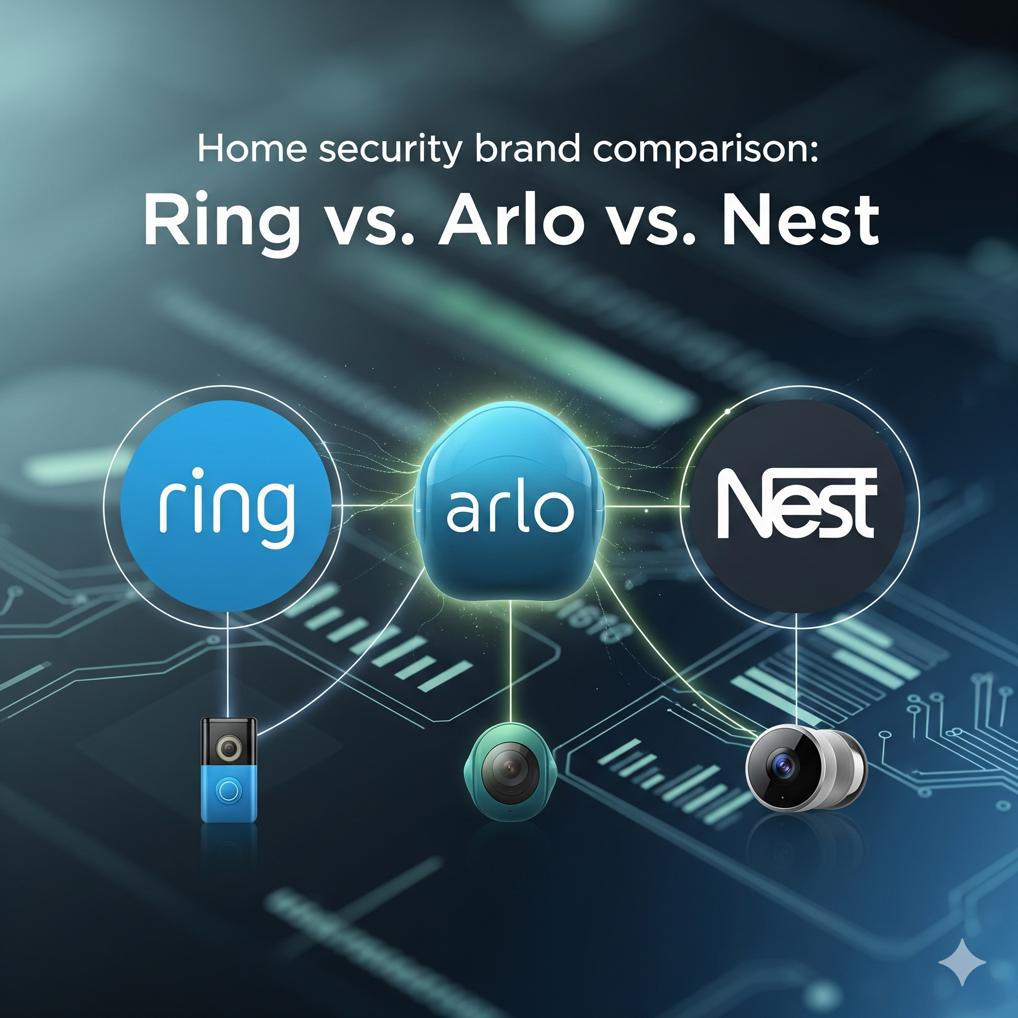 Home Security Showdown: Ring vs Arlo vs Nest Compared