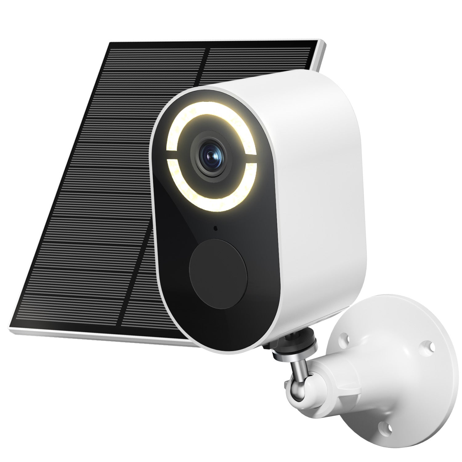 Wireless Outdoor Security Camera with Solar Panel