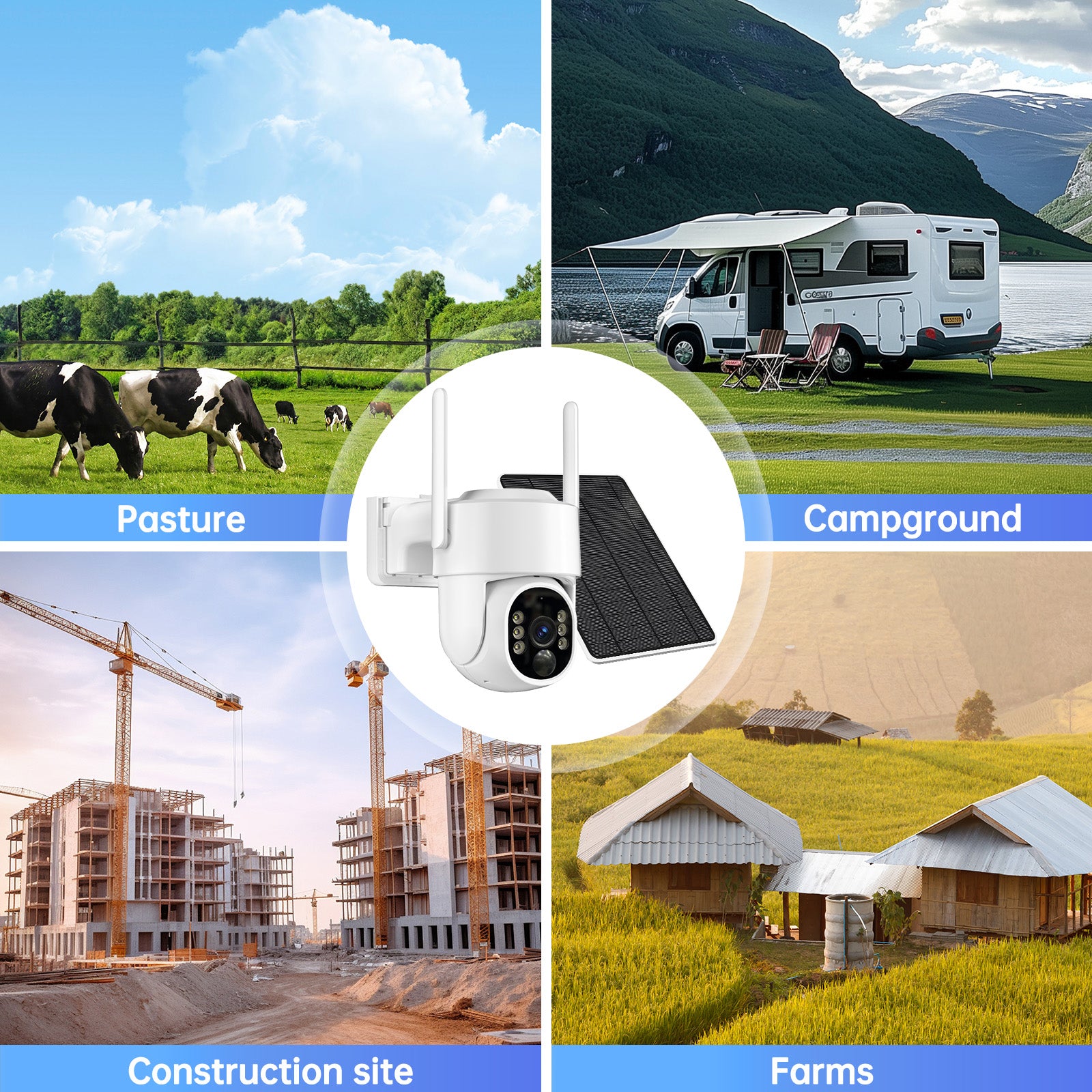 Wireless Outdoor Solar Security Cameras