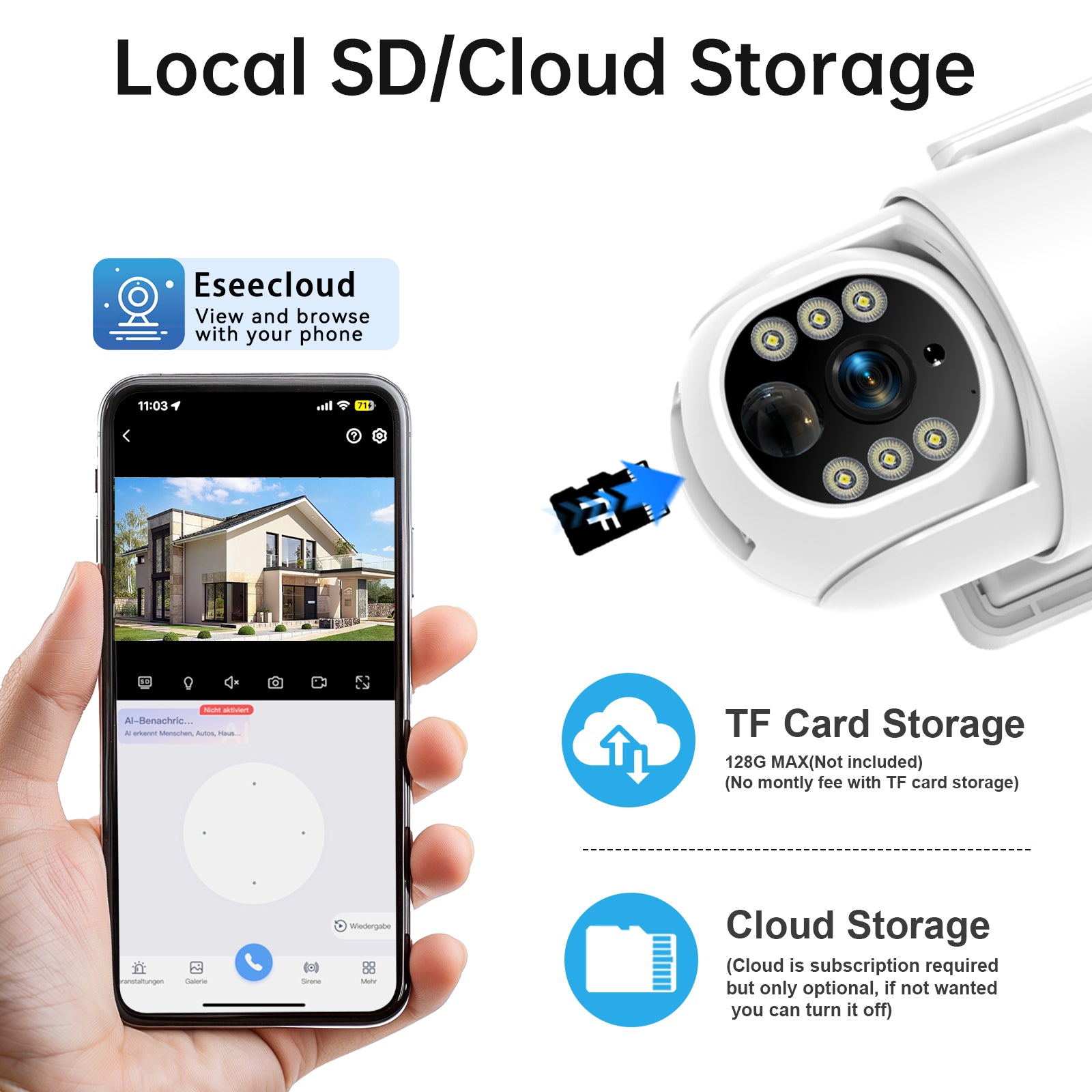 Wireless Outdoor Solar Security Cameras