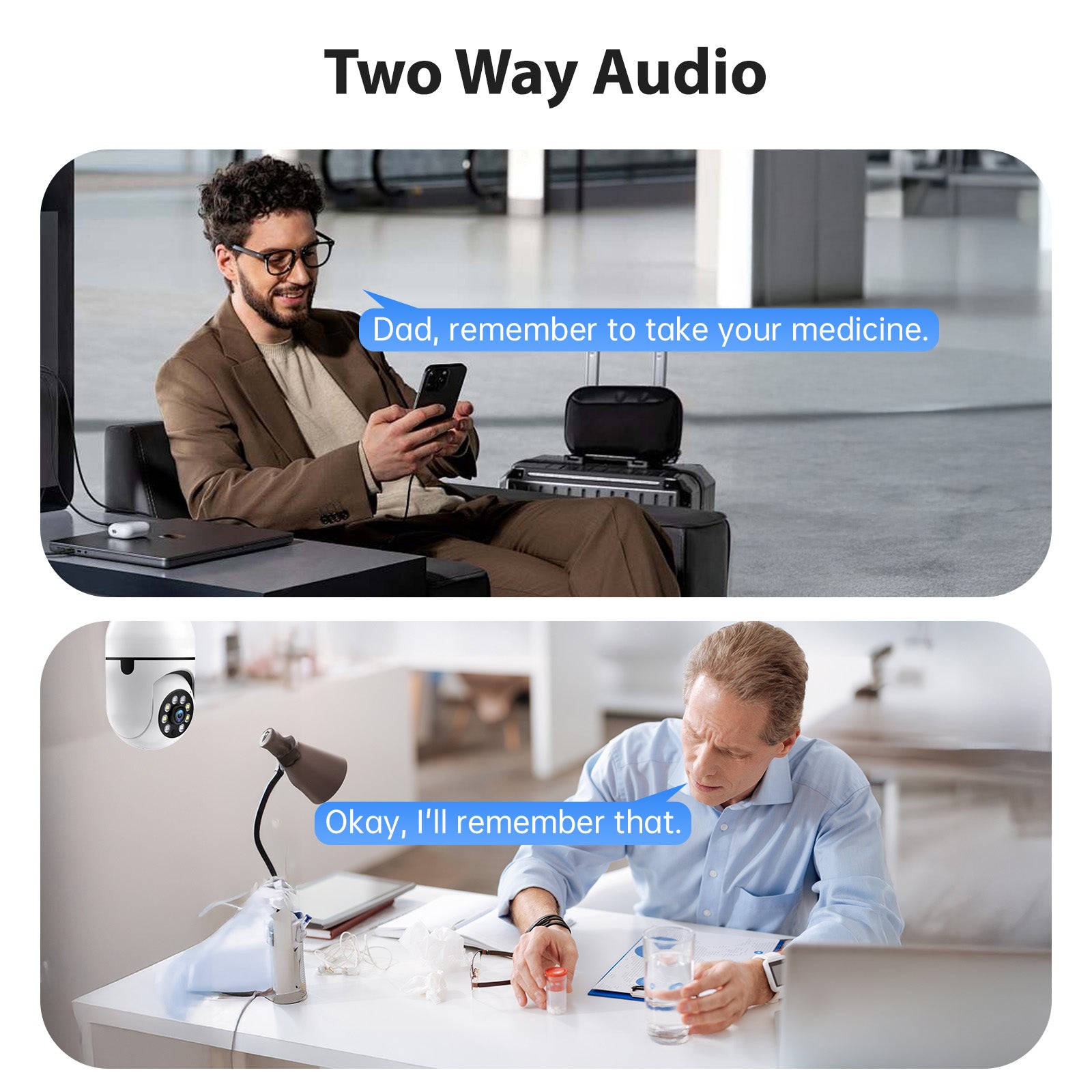 Smart WiFi Bulb Security Camera – Light Socket IP Camera