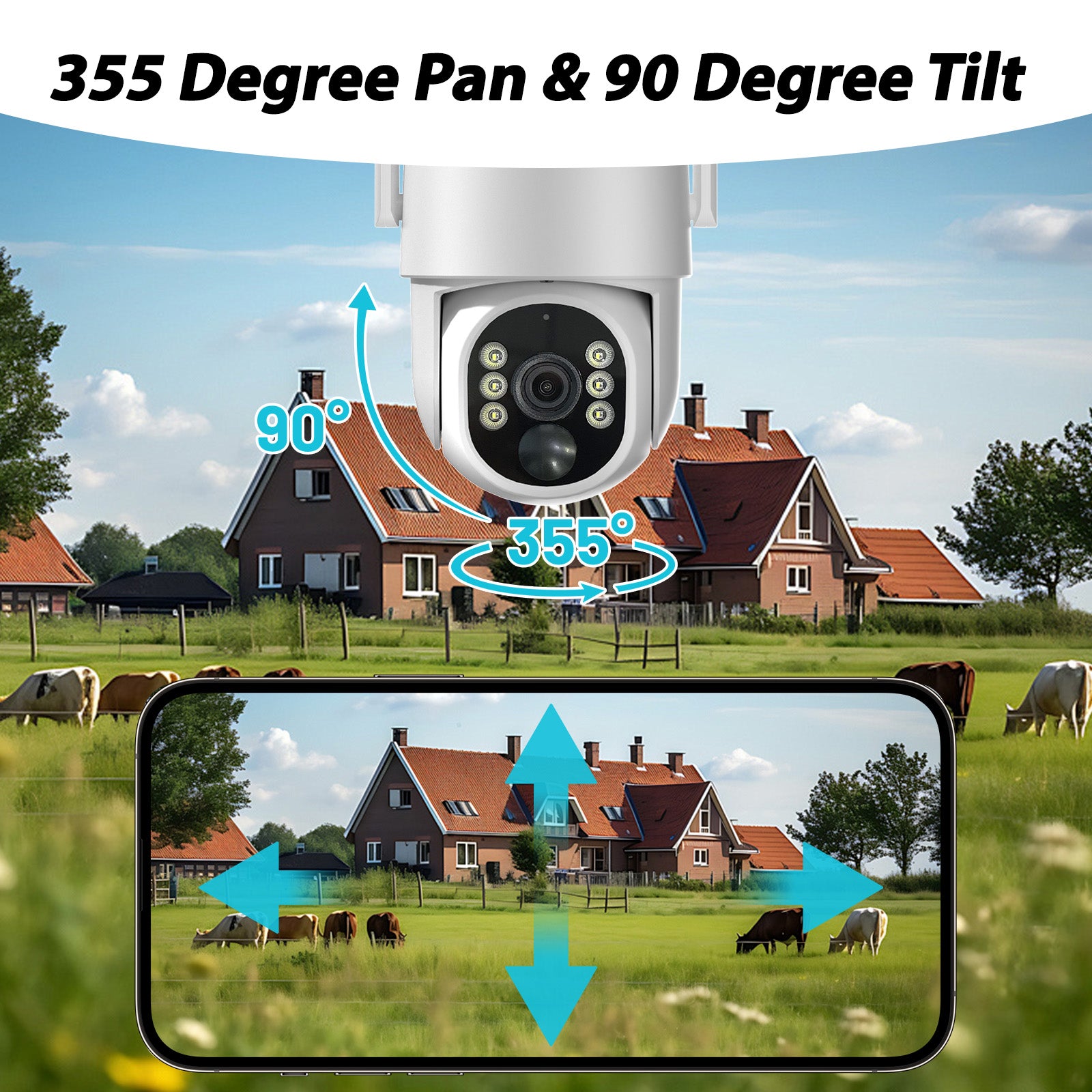 Wireless Outdoor Solar Security Cameras