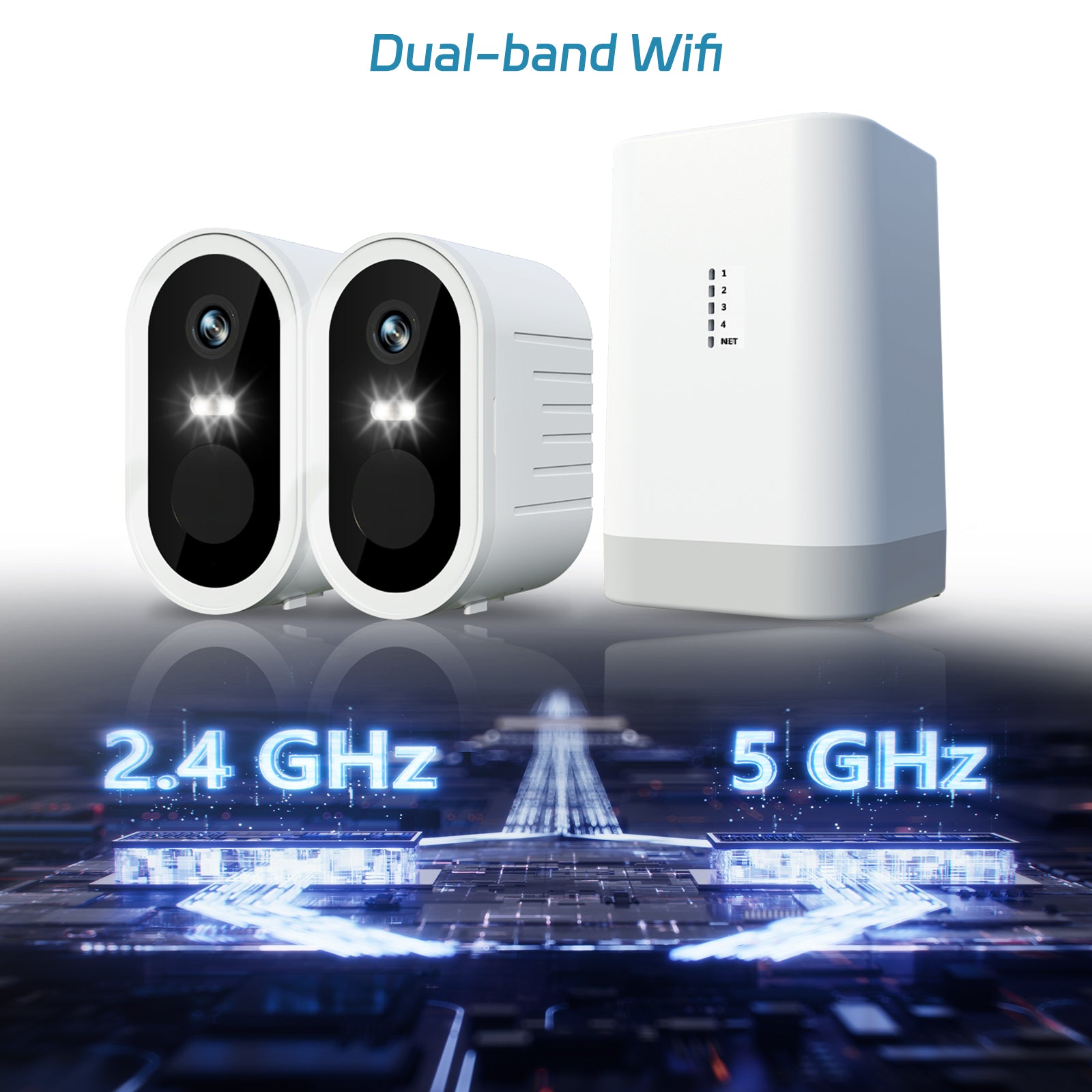 Wireless Camera WIFI Rechargeable Battery