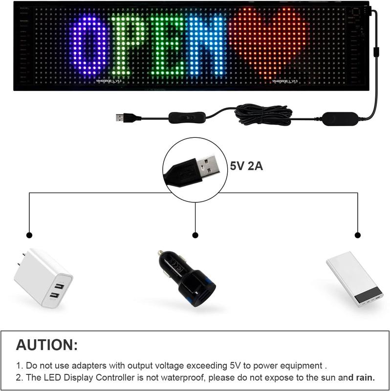 Scrolling Huge Bright Advertising LED Signs