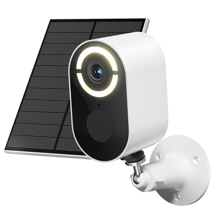 Wireless Outdoor Security Camera with Solar Panel
