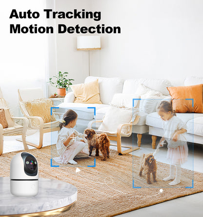 Smart PTZ WiFi Security Camera — 1080P Pan-Tilt