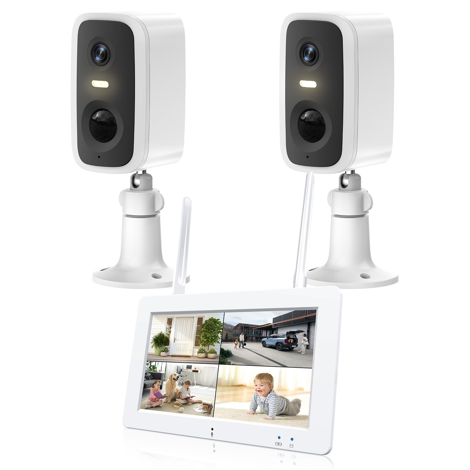 Wireless camera with screen