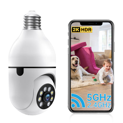 Smart WiFi Bulb Security Camera – Light Socket IP Camera