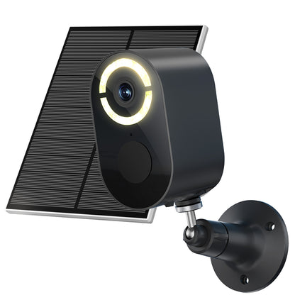 Wireless Outdoor Security Camera with Solar Panel