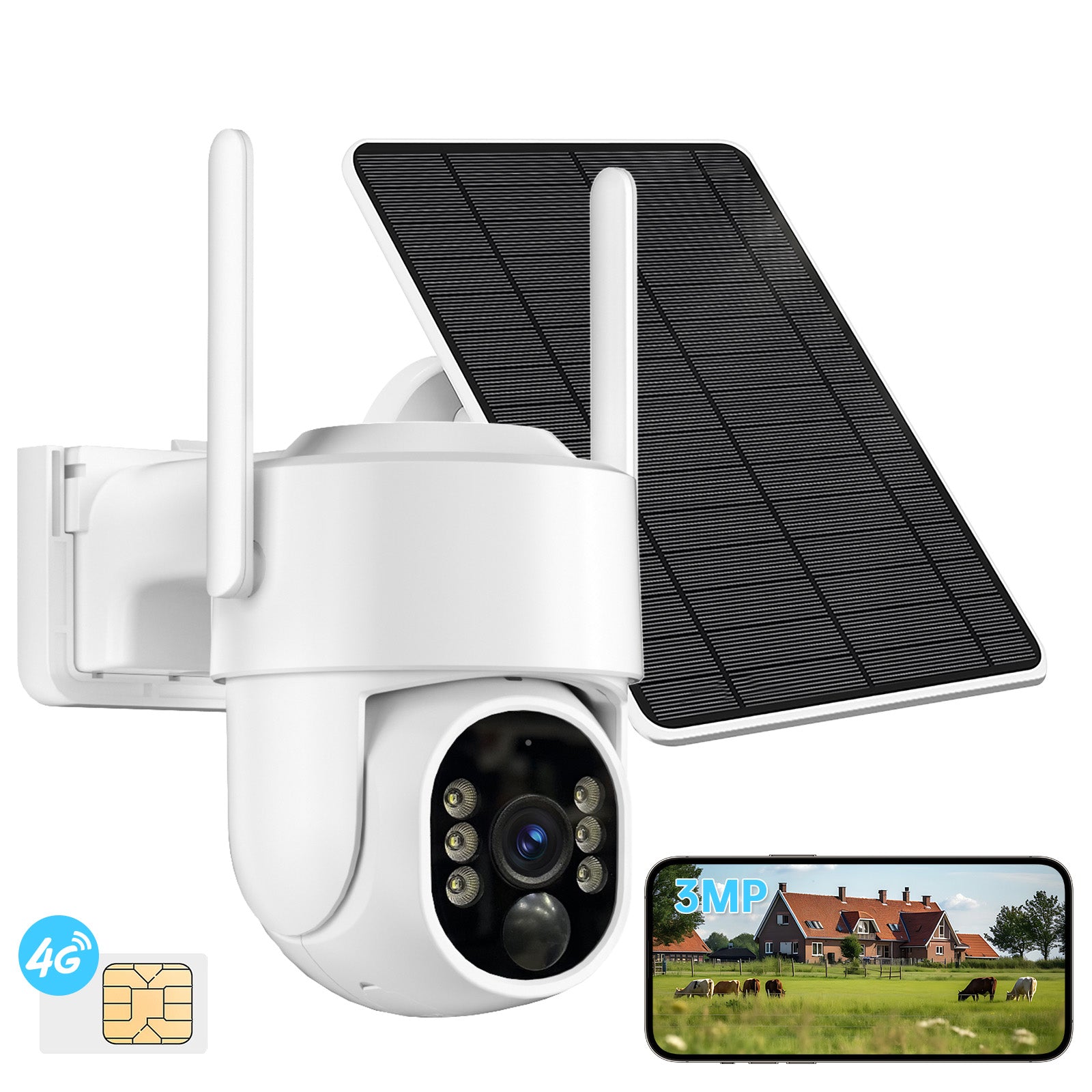 Wireless Outdoor Solar Security Cameras
