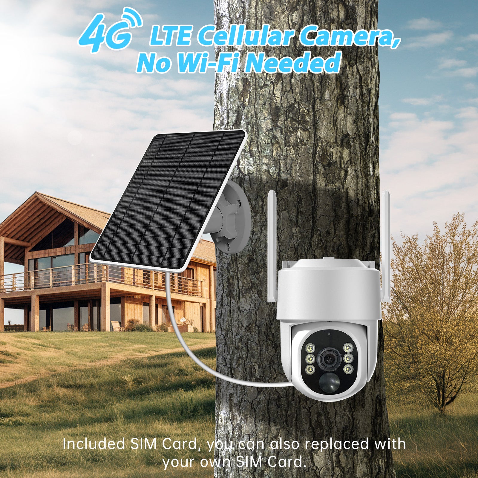 Wireless Outdoor Solar Security Cameras