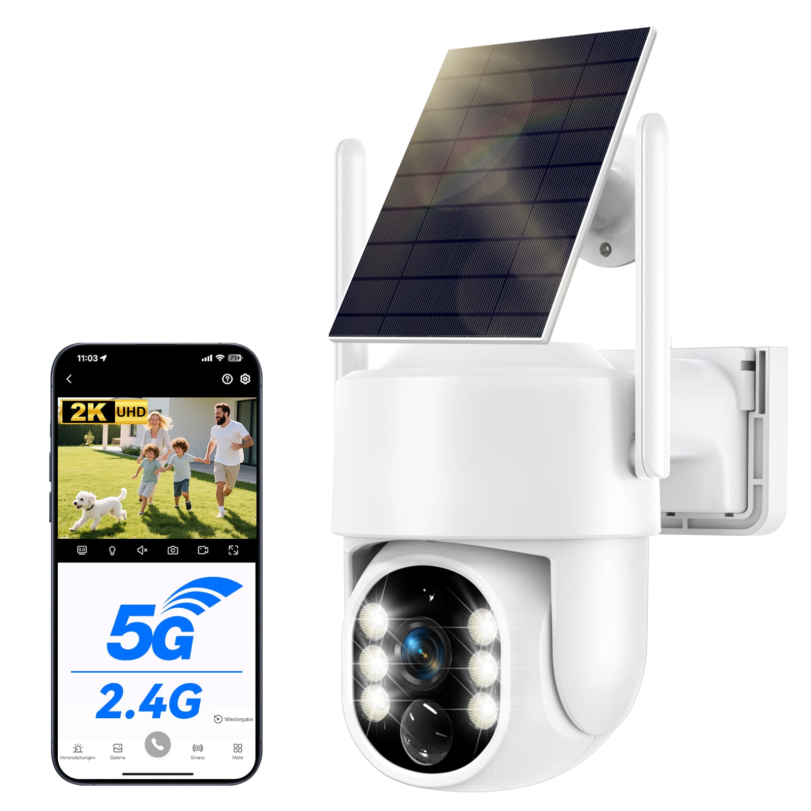 Wireless Outdoor Solar Security Cameras