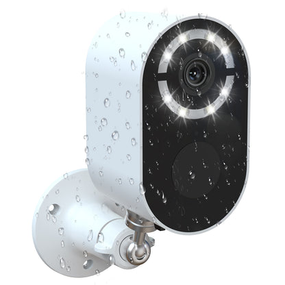 Wireless Outdoor Security Camera with Solar Panel