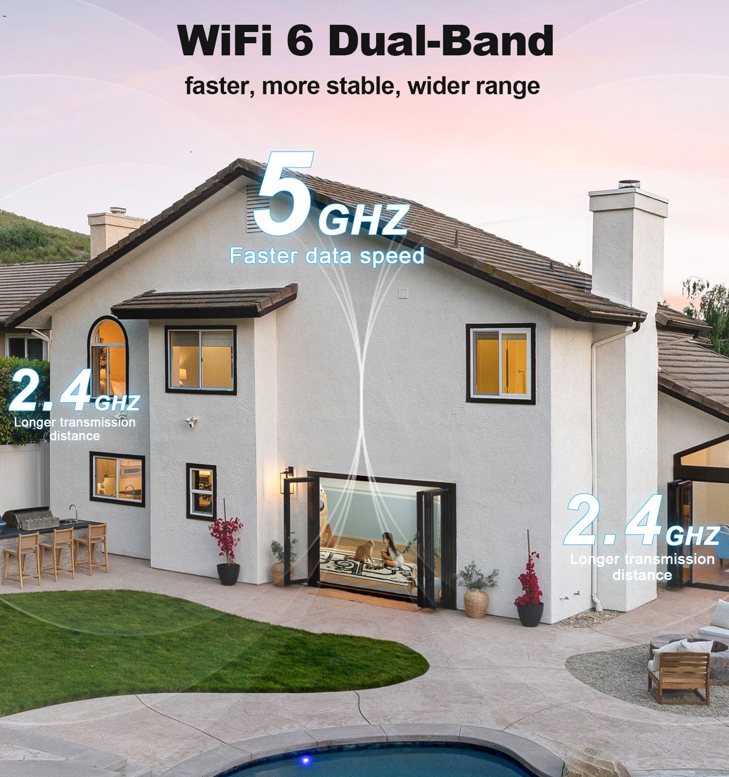 Smart PTZ WiFi Security Camera — 1080P Pan-Tilt