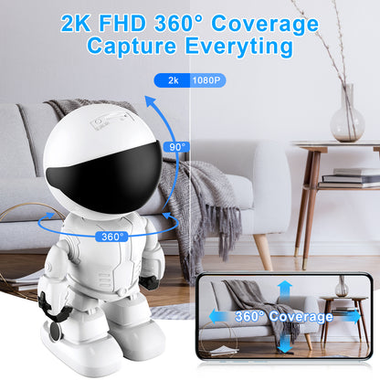 Noahtec 2K Wireless Indoor Light Bulb WiFi Security Camera